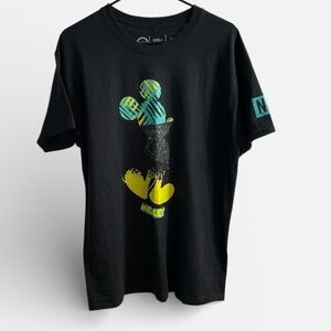 Disney x Neff Mickey Mouse Graphic T-Shirt Men’s Large Black Streetwear NWT